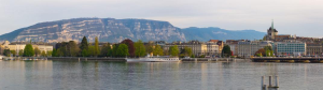 Geneva skyline panoramic