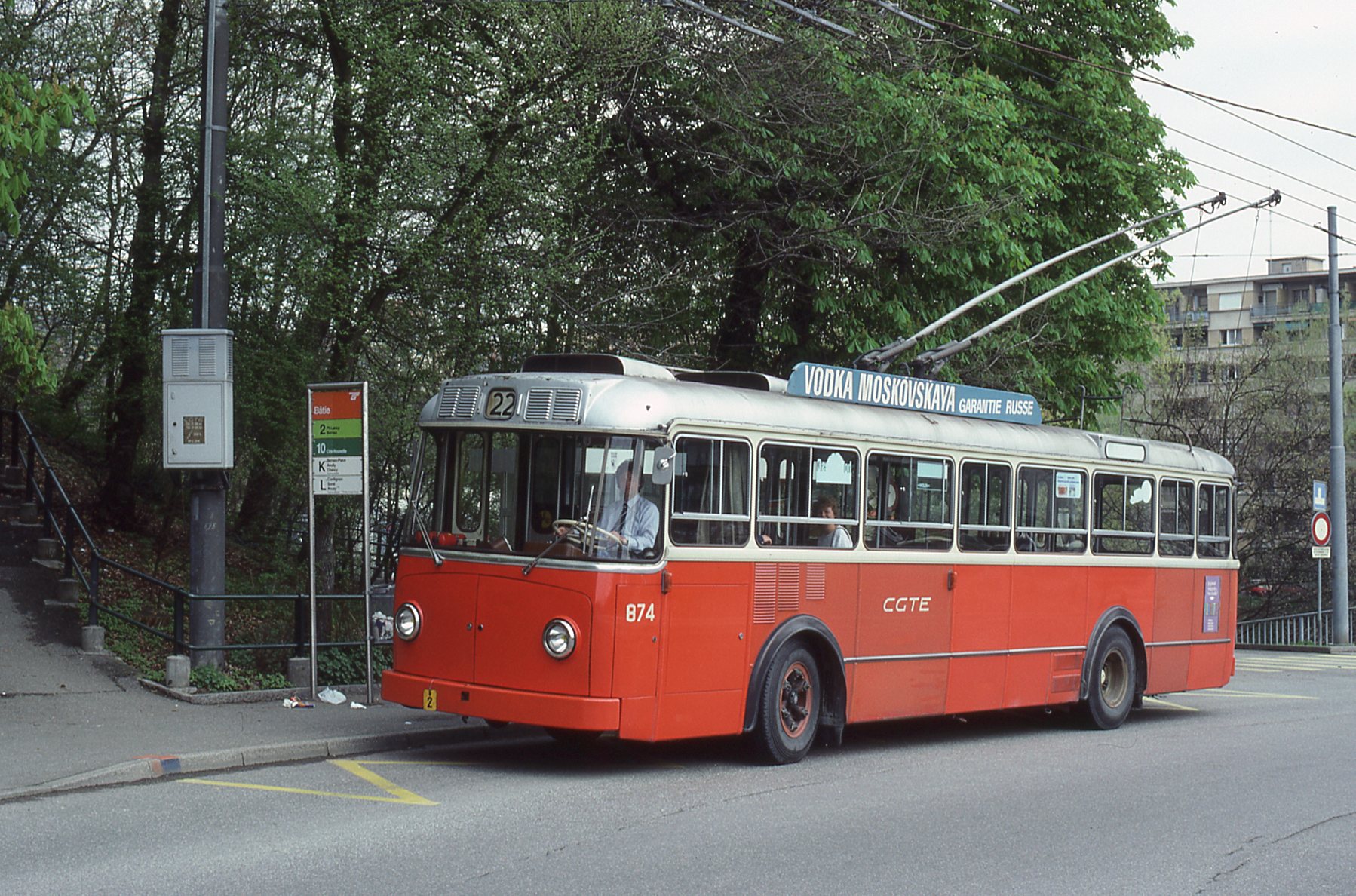 arret de bus batie 1986